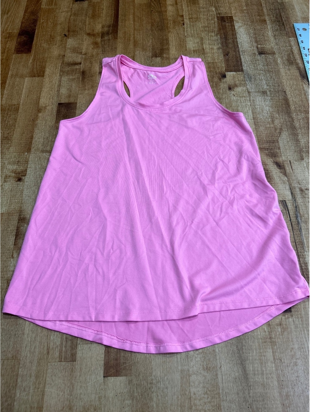 Athletic Works Pink Racerback Tank Top Medium (8-10)